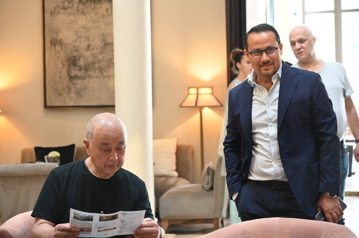 Nobu Matsuhisa et Ahmed Bennani 